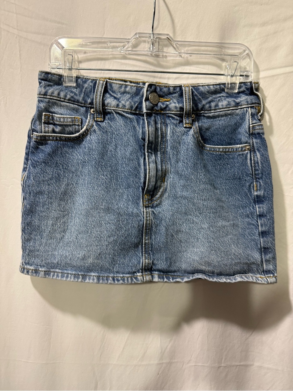 PacSun Light Blue Denim Mini Skirt